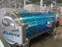Industriële watersproeireactor |   Autoclaaf sterilisator voor glazen potten met saus, jam en babyvoeding