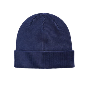 Bonnet en laine de haute qualité pour hommes Taille unique Bonnet d'hiver en tricot doux et chaud Design côtelé classique avec logo personnalisé - Product Image 3
