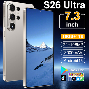 สมาร์ทโฟนรุ่นใหม่ New Cross-Border S26 Ultra 5G หน่วยความจำขนาดใหญ่ 16GB+1TB หน้าจอขนาดใหญ่ 7.3 นิ้ว ระดับไฮเอนด์ แหล่งจ่ายสินค้าจากโรงงานทั่วโลก - Product Image 4