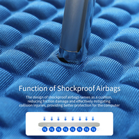 Sac à dos pour ordinateur portable multifonctionnel à coque rigide, avec protection dorsale, en nylon, antivol, étanche, pour voyage
