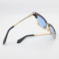 Lunettes de soleil en métal de créateur UV400 Logo personnalisé OEM ODM Offre d'usine Lunettes de soleil carrées pour unisexe Usage quotidien Activités de plein air