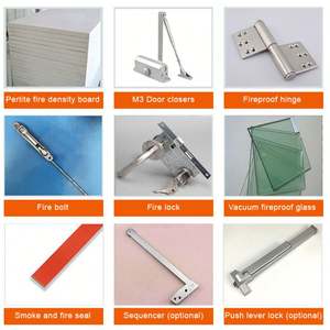 أبواب داخلية مقاومة للحريق، أبواب خارجية حديثة للمنازل، باب أمان فولاذي أبيض - Product Image 3