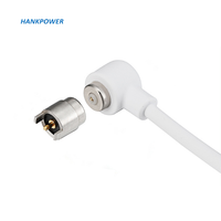 Câble de charge magnétique rond à 2 broches de type C USB vers 6 mm pour appareil intelligent, fabriqué par OEM