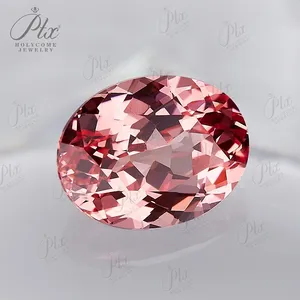 Lab Grown Padparadscha Color Rosa corte ovalado cuentas de piedras preciosas para DIY mujeres encantos Fabricación de joyas anillos seleccionables certificado AGL - Product Image 6