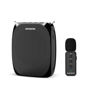 Amplificador de Voz Inalámbrico Mini <span class=keywords><strong>ZOWEETEK</strong></span> OEM/ODM, Micrófono Lavalier de 10W, Respuesta de Frecuencia de 90Hz-18KHz, 6-10 Horas de Reproducción, para Profesores - Product Image 1