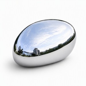 Offre Spéciale : Chaise de Luxe en Acier Inoxydable avec Sculpture en Pierre, Miroir Intégré, pour Jardin, Parc, Place, Hôtel, Centre Commercial – Décoration Personnalisable, Taille sur Mesure, OEM - Product Image 1