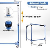 Wellshow-Aide au patineur pliable pour enfants, patinage à roulettes, entraineur pour enfants, hauteur réglable, marcheur d'entraînement
