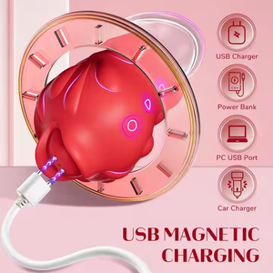 Nuevos modelos adultos erótico Cunnilingus juguetes sexuales USB especial ventosa varilla vibradora lengua lamiendo-Segunda marea compañera femenina - Product Image 5