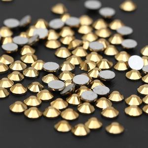 Yantuo toplu satış 6A yüksek kaliteli Strass altın Aurum Flatback Rhinestones olmayan düzeltme - Product Image 2