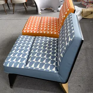 Cadeira reclinável moderna de luxo nórdica relaxante em couro para sala de estar e lazer