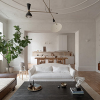 Conception d'intérieur de villa de luxe moderne, personnalisation complète de la maison, projet de mobilier de villa de style classique moderne