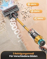 Aspirateur à main sans fil léger et puissant V16 ODM OEM, sans sac, pour tapis, sols, animaux domestiques, voitures, usage domestique