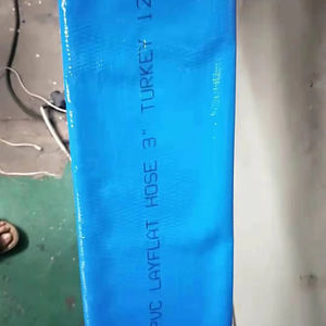 Le <span class=keywords><strong>tuyau</strong></span> plat de pose de PVC bleu a fait le PVC et la pression <span class=keywords><strong>d</strong></span>'utilisation de tressage de polyester à haute résistance longueur de la barre 90 50 <span class=keywords><strong>M</strong></span>-100 <span class=keywords><strong>M</strong></span> - Product Image 3