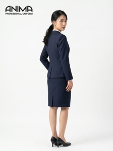 Costume Minimaliste en Laine Extensible ANIMA pour Femme, Résistant à l'Eau, Respirant, Tenue de Bureau Exécutive, Global - Product Image 3