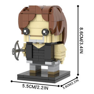 MOC7509-7511 negan <span class=keywords><strong>Smith</strong></span> Rick grimes daryl Dixon TV Series nhân vật đầu vuông gạch lắp ráp khối xây dựng quà tặng trẻ em Đồ chơi - Product Image 2