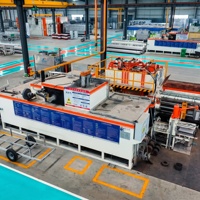 Horno de Calentamiento de Aluminio Multibillet de 1800T, 35KW, 380V, con PLC, para Prensa de Extrusión