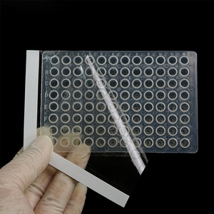 ฟิล์มปิดผนึก PCR คีย์เชง 141.5x80 มม. 96 หลุม ทนความร้อนสูง สำหรับการตรวจ PCR แบบปริมาณในห้องปฏิบัติการ - Product Image 1