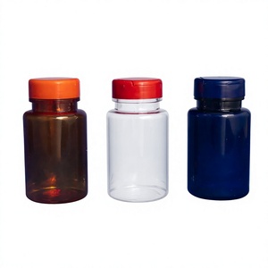 Child Resistant Screw Top Cap Cylinder <b>Tablet</b> Jar Pharmaceutical Plastic Medicine <b>Container</b> - Product Image 1