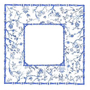 بساط ماجونغ أمريكي كبير أزرق اللون (31.5 × 31.5) مع حقيبة حمل سوداء مضادة للانزلاق وعازلة للضوضاء لألعاب الطاولة والبطاقات - Product Image 1