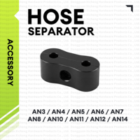 Collier de fixation pour tuyau en aluminium billette AN3-AN14 pour l'organisation des conduites de carburant et d'huile