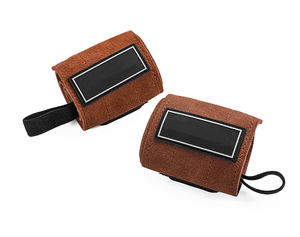 Biểu Tượng Tùy Chỉnh Có Thể Điều Chỉnh Bền Da Lộn Da Cổ Tay Bọc Tạ Hỗ Trợ Đào Tạo Tập Thể Dục Bảo Vệ Đàn Hồi Dây Đeo Cổ Tay - Product Image 4