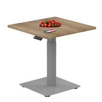 Table basse électrique mobile à hauteur réglable à une jambe bureau et bureau de levage de loisirs