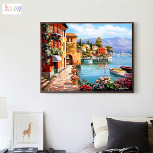 Personalizado 40x30 moderno DIY diamante bordado pintura 5D diamante lote para adultos niños enmarcado caja de plástico embalaje - Product Image 1