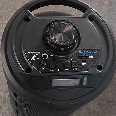 Haut-parleur portable avec microphone portable, lumière LED colorée, écran d'affichage AC 100-240V - Product Image 4