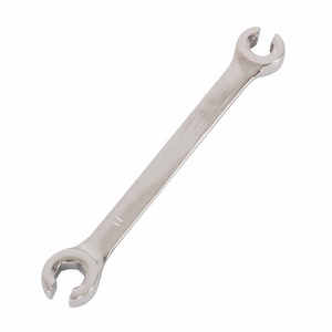 OEM Carbon Steel <strong>Double</strong> End <strong>Open</strong> Ring Flare Nut Crowfoot Brake Pipe Spanner <strong>Wrench</strong> with Flat Rib for Multiple <strong>Sizes</strong> Metric - Product Image 2