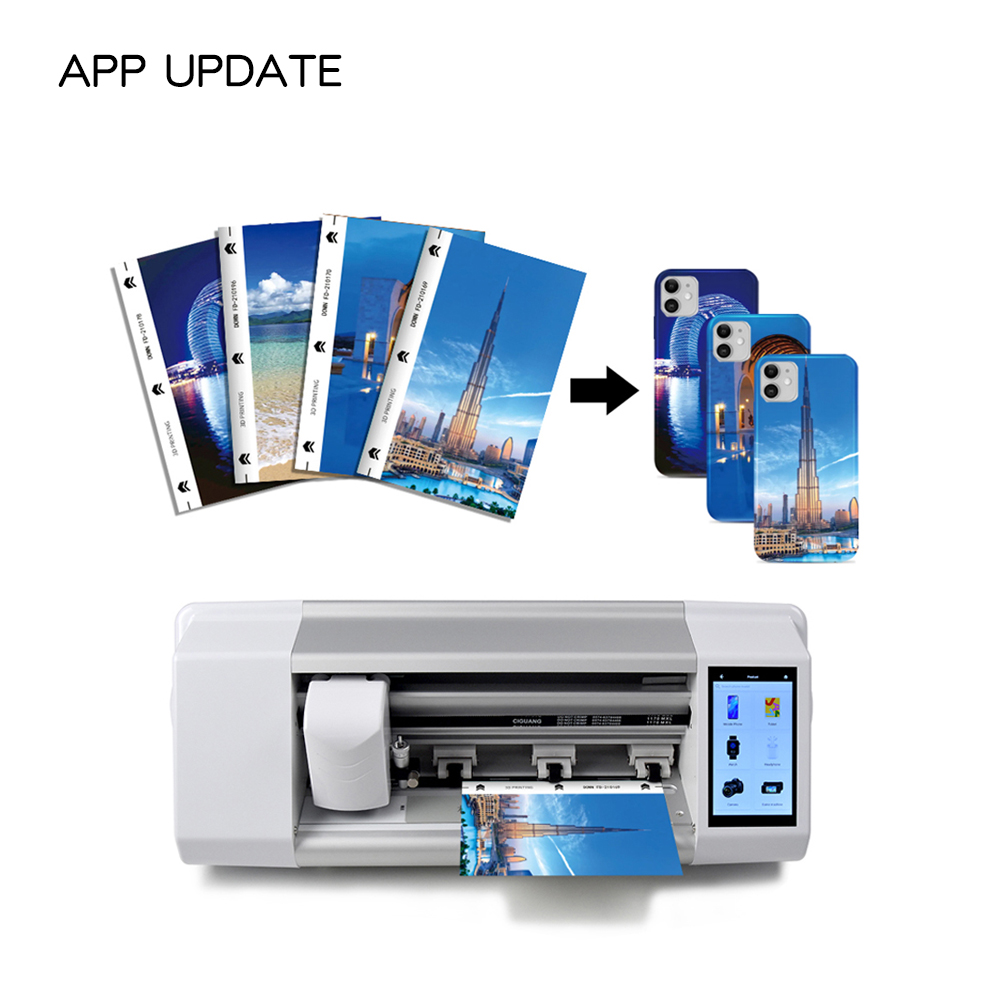 Мощная Мобильная машина для резки протектора экрана, интеллектуальная машина для резки нано-гидрогеля из ТПУ