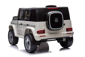 سيارات بنز المرخصة ، ركوب الأطفال بجهاز تحكم عن بعد ، زر تشغيل واحد للركوب بالسيارة - Product Image 4