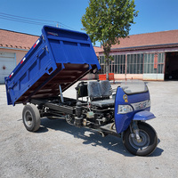Tricycle utilitaire à 3 roues à carrosserie ouverte, prix usine, avec moteur diesel et essence, refroidissement par eau