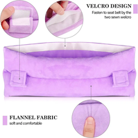 Coussin de récupération corporelle pour ceinture de sécurité, pour la poitrine, le cœur et la mastectomie - 100 % polyester, design ergonomique