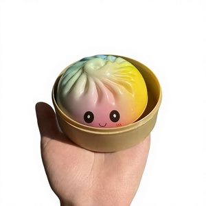 Jouet anti-stress en PU en forme de grand bouillon de viande réaliste, à presser, amusant, type Xiao Long Bao, à récupération lente - Product Image 4