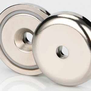 Ímã de montagem de ímã de copo de base redonda, suporte de ímã escareado com potes magnéticos - Product Image 1