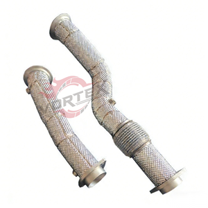 Tubo de Escape de Alto Flujo Vortex de Acero Inoxidable 304 para BMW M3 G80 M4 G82 S58 3.0T 2023–2025 con Protector Térmico Sin Advertencia de Sistema de Escape (CEL) - Product Image 4