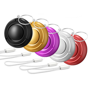 جهاز إنذار شخصي من كيروي بسلسلة مفاتيح، <span class=keywords><strong>120</strong></span> ديسيبل، حساسية عالية، مصنوع من مادة ABS، محمول، للأمن، مناسب لكبار السن والنساء والأطفال، يعمل ببطارية ليثيوم CR2032 - Product Image 1