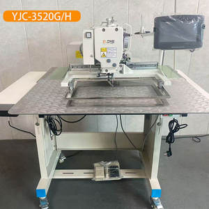 Machine à coudre plate automatique à commande numérique avec édition de motifs gratuite pour bagages, chaussures, jeans - Machine à coudre électrique - Product Image 1