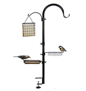 Kit de suspension de mangeoire pour oiseaux sauvages en fer écologique support multi-mangeoire bol d'eau <span class=keywords><strong>station</strong></span> d'alimentation pour oiseaux pour cours et jardins - Product Image 1