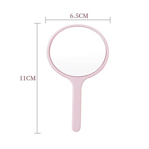 <strong>Makeup</strong> Mirror Handheld Round Vanity Mirror With Handle Hand Salon Compact <strong>Cute</strong> Portable Mirror Small Cosmetic - Product Image 3