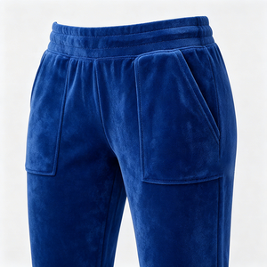 Conjunto Deportivo <span class=keywords><strong>de</strong></span> Felpa <span class=keywords><strong>de</strong></span> Poliéster <span class=keywords><strong>de</strong></span> Alta Calidad Personalizado para Mujer, Estilo Y2K, Top Corto, Sudadera con Capucha y Pantalones Deportivos SWALO, Disponible en Stock - Product Image 3