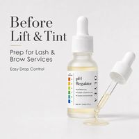 Base de cils multi-parfums équilibrante au pH, formule douce de style coréen pour la préparation de l'adhésif d'extensions de cils