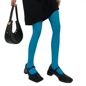جوارب نسائية طويلة مطاطية بالجملة لون الحلوى جوارب نسائية طويلة صيفية متعددة الاستخدامات جوارب نايلون مرنة للغاية للنساء