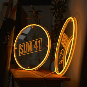 Letreros de pared de fondo, vallas publicitarias iluminadas con LED, letreros publicitarios de guía de luz tallada con impresión UV - Product Image 4