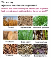 Broyeur de paille de riz et de blé, machine à déchiqueter les balles de paille, ensileuse d'herbe et de maïs, aliments pour animaux
