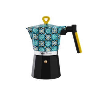 İtalyan tarzı Espresso kahve makinesi hediye seti ile iki bardak ev kullanımı için zarif seramik tasarım Stovetop Pot Pot - Product Image 3