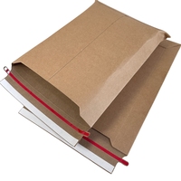 Enveloppe en papier kraft personnalisée recyclable, sac d'expédition A4, enveloppe extensible pour documents