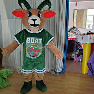 Efun Moq ชุดมาสคอตแพะน่ารักกำหนดเองได้สำหรับผู้ใหญ่การ์ตูนสัตว์ชุดสำหรับงานปาร์ตี้อีเว้นท์ - Product Image 1