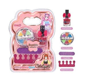 Boîte à maquillage de voiture citrouille, maquillage pour enfants, <span class=keywords><strong>disque</strong></span> rotatif à gloss à lèvres avec éclairage et musique, maquillage lavable pour petites filles - Product Image 6