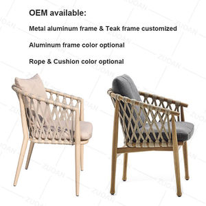 Outdoor Cafe Restaurant Furniture Patio Terrace Chairs Woven Rope <b>Garden</b> <b>Set</b> <b>Garden</b> Chairs - Product Image 4